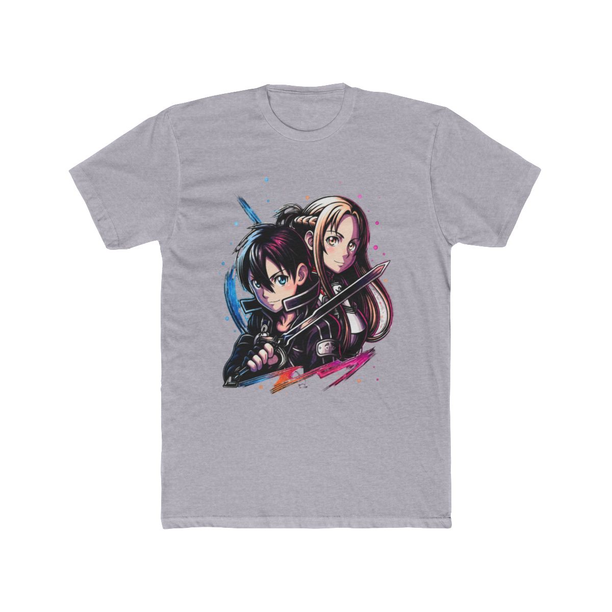 Kirito and Asuna Sword Art Online T Shirt - alternate angle 5, merchandise