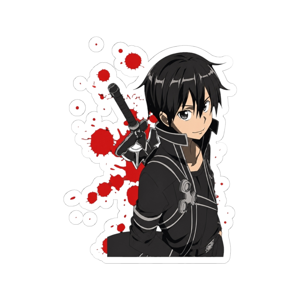 KIRITO SWORD ART ONLINE Sticker - alternate angle 1, merchandise