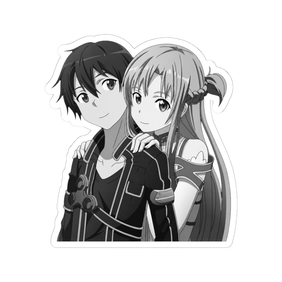 Kirito & Asuna (Grayscale) | Sword Art Online - alternate angle 2, merchandise