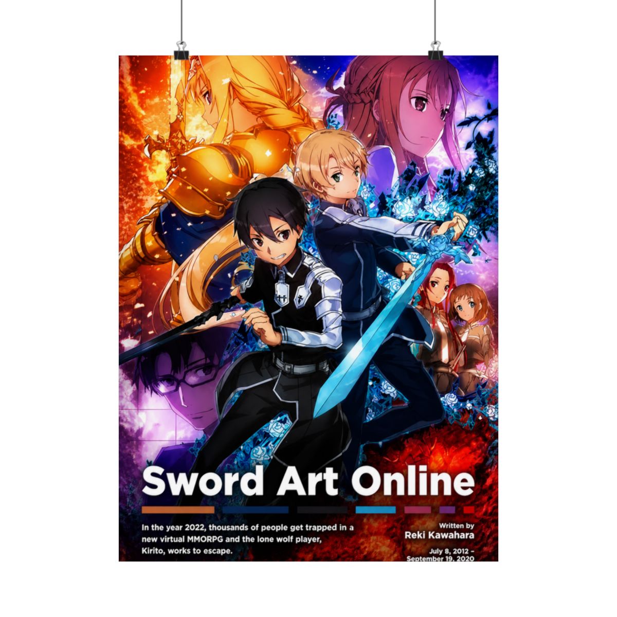 Minimalist Sword Art Online Poster - alternate angle 1, merchandise