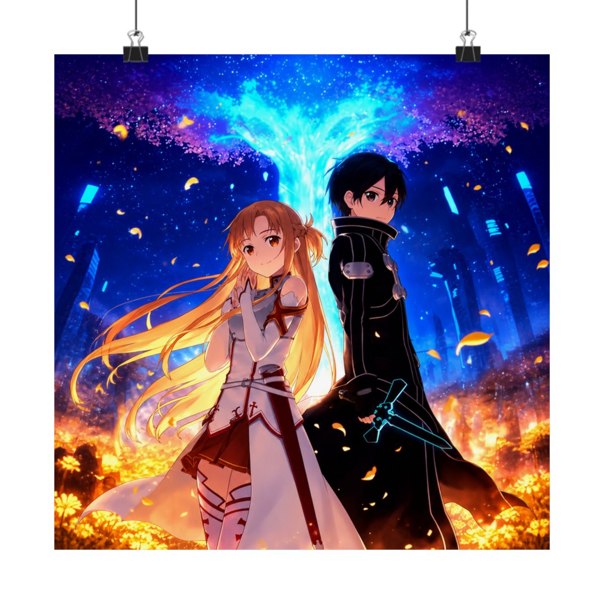 Asuna And Kirito | Sword Art Online - alternate angle 4, merchandise