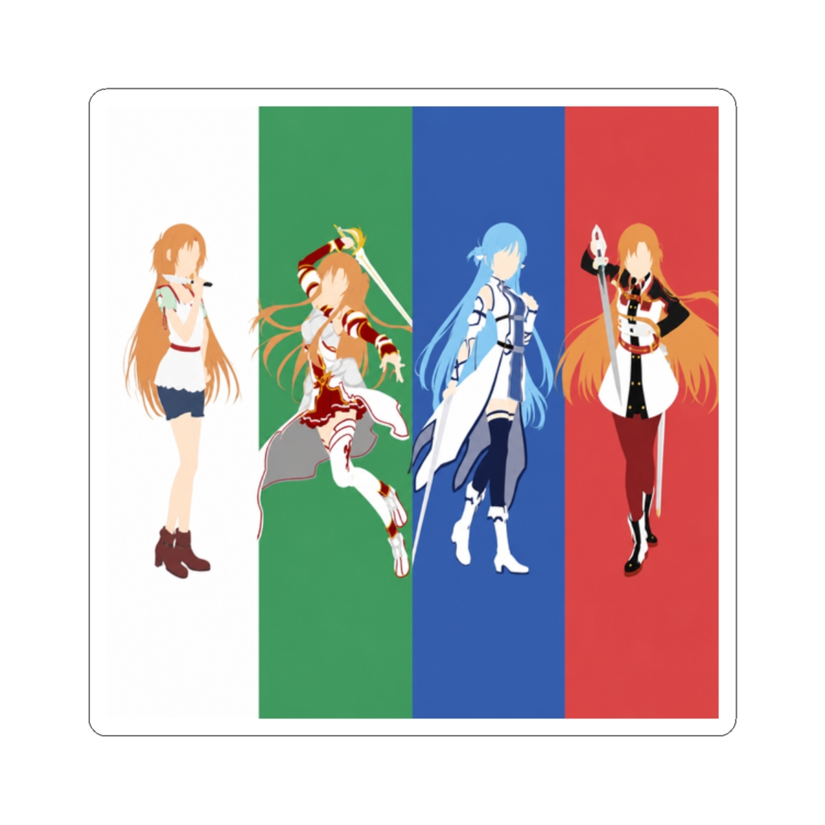 Asuna Yuuki Minimalist | Sword Art Online - alternate angle 3, merchandise