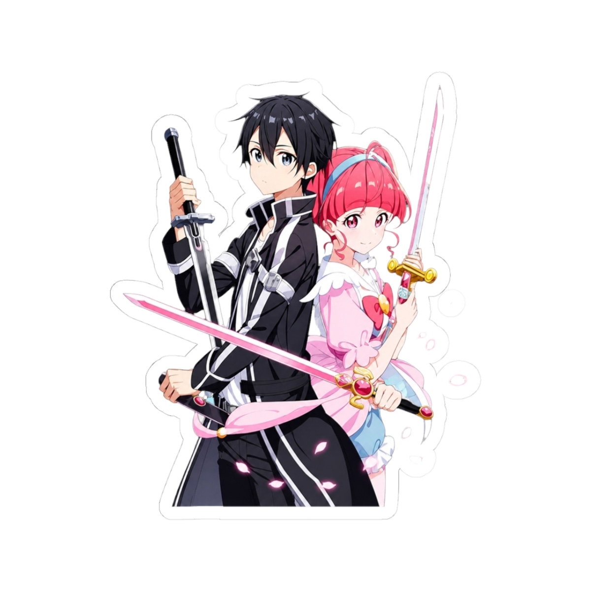 Kirito Sword Art Online Soft Pastel Sword Duo