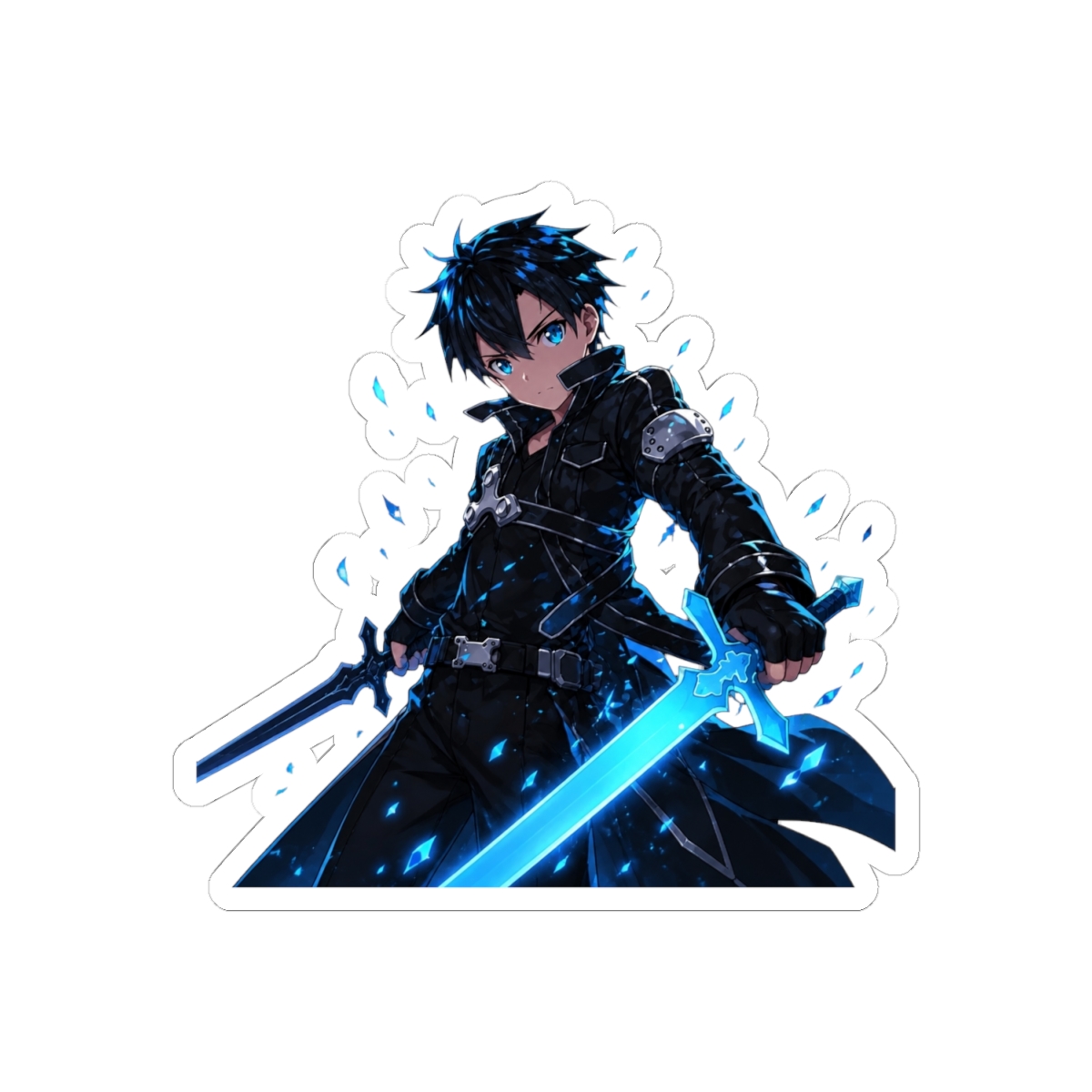 Kirito Sword Art Online Anime Dual Wield Virtual Hero - alternate angle 1, merchandise