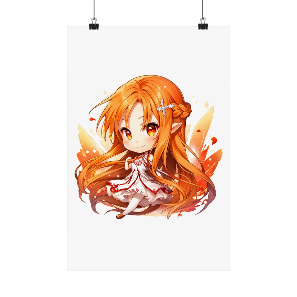 Asuna SAO Cute Anime Girl - Chibi Style | Sword Art Online - alternate angle 4, merchandise