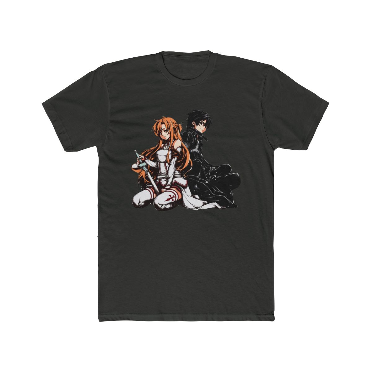 Asuna And Kirito Sword Art Online Art T Shirt - alternate angle 5, merchandise
