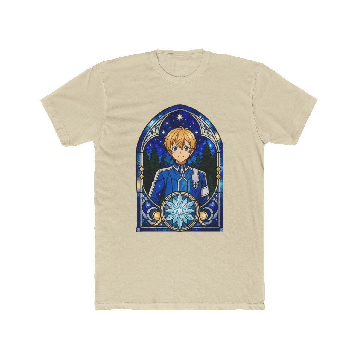 Eugeo Sword Art Online Starry Stained Glass Crystal Emblem T Shirt