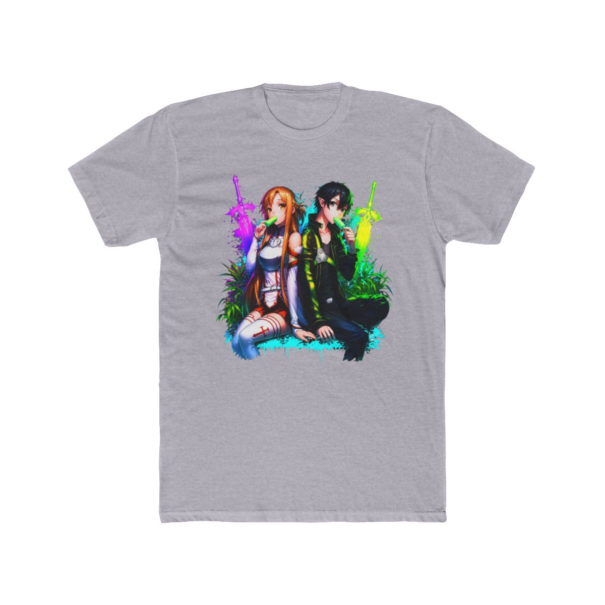 Asuna and Kirito Sword Art Online T Shirt - alternate angle 5, merchandise