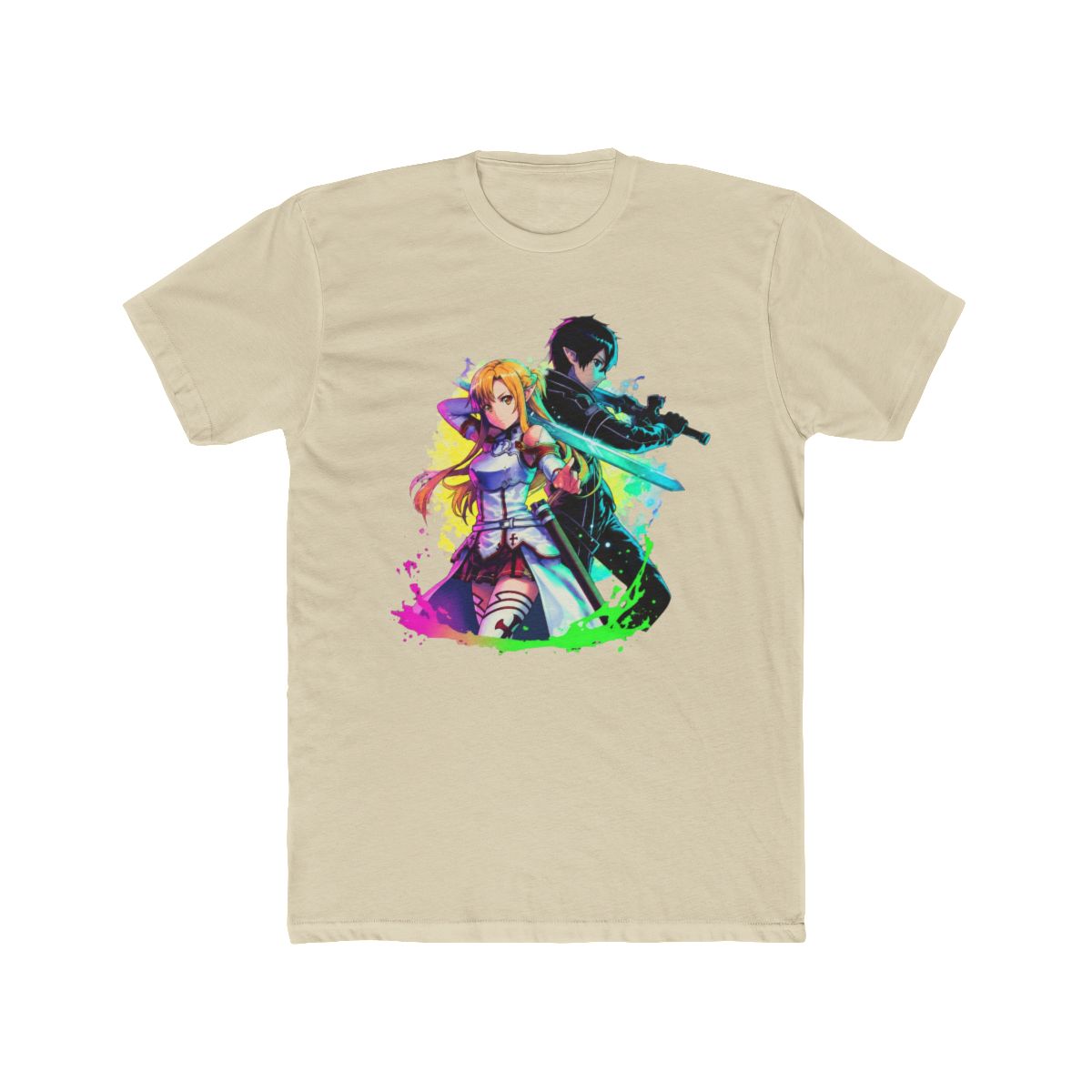 Kirito And Asuna Playful Art T Shirt | Sword Art Online