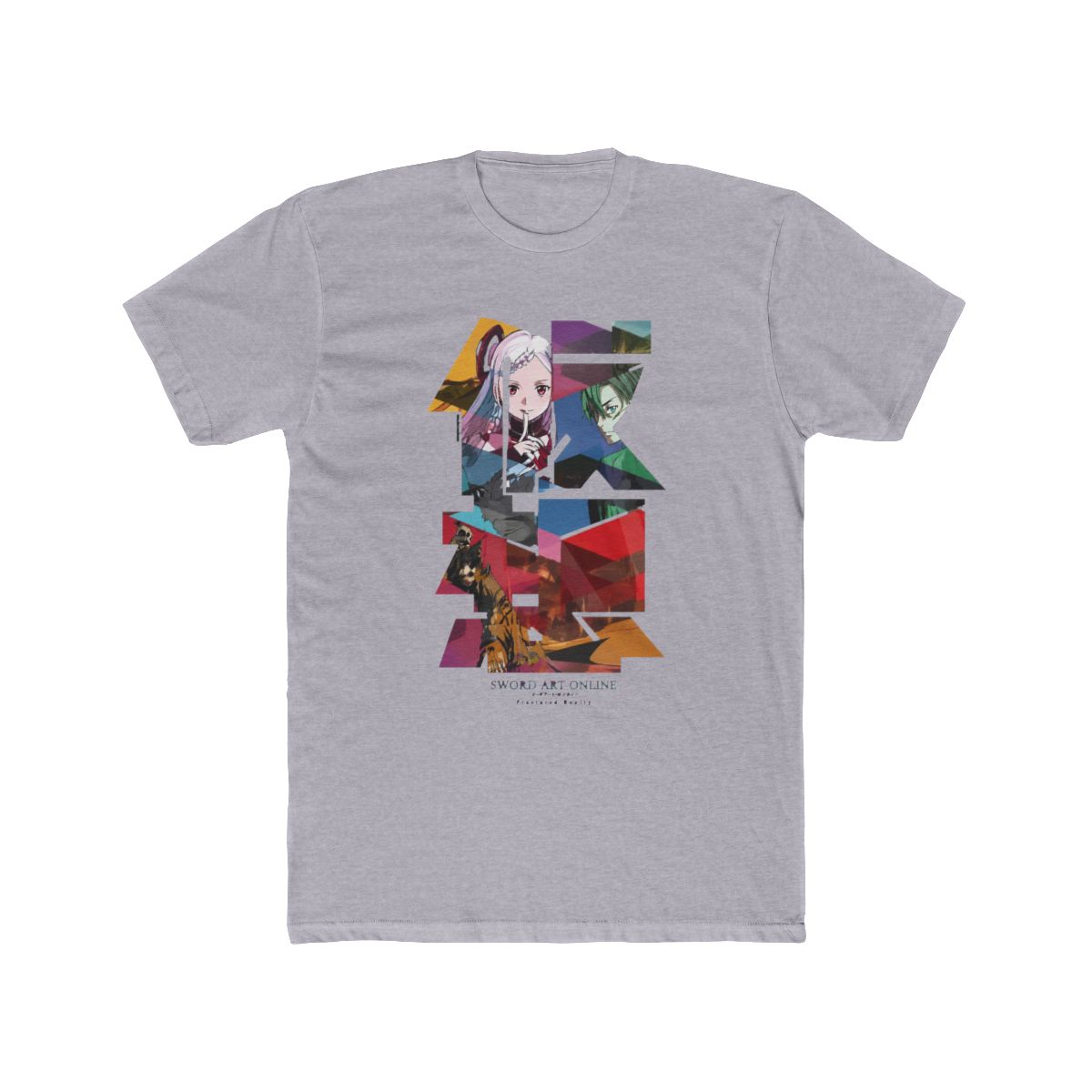 Sword Art Online The Movie -Ordinal Scale- Triangle Grid White T Shirt | Aniplex Online - alternate angle 4, merchandise
