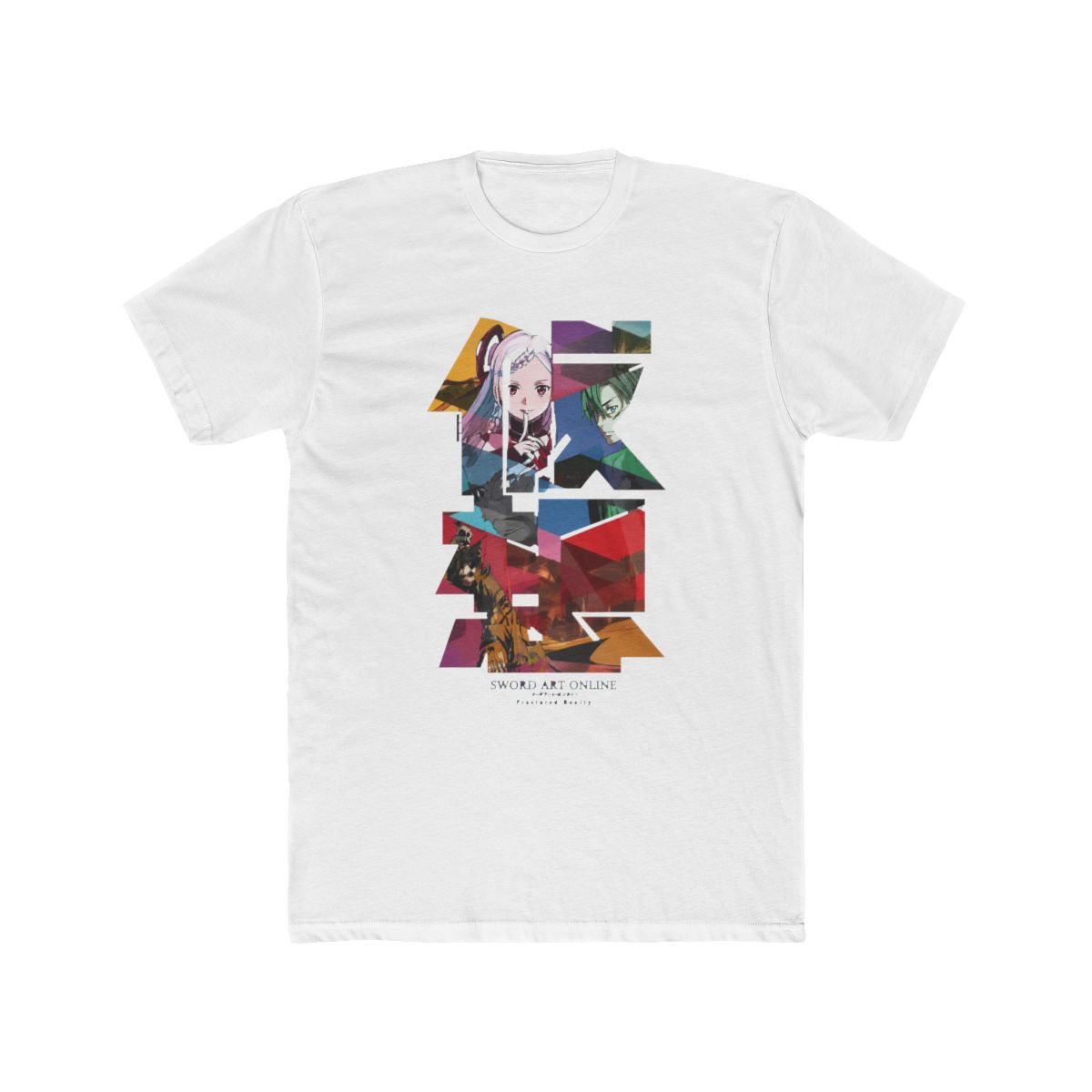 Sword Art Online The Movie -Ordinal Scale- Triangle Grid White T Shirt | Aniplex Online